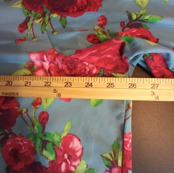 Pioneer Women Floral V-Neck Women's Top Size XXXL Cottagecore Romantic Vacation - Picture 2 of 11